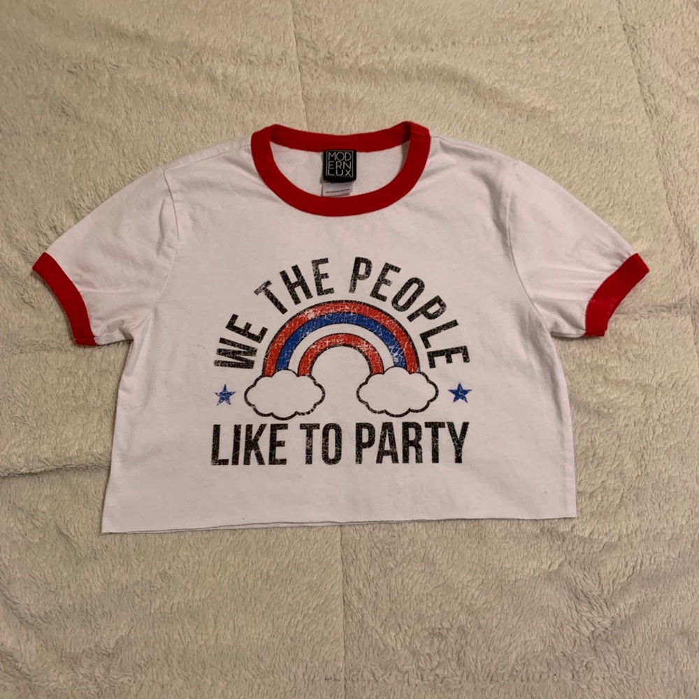 Small Ringer Crop Top Modern Lux